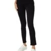 AG Jeans Mari High-Rise Slim Straight in Opulent Black | Jeans