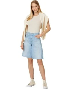 AG Jeans Thalia Wide Leg Bermuda Shorts -Wardrobe Trend 611R82YH91L. AC SR736920