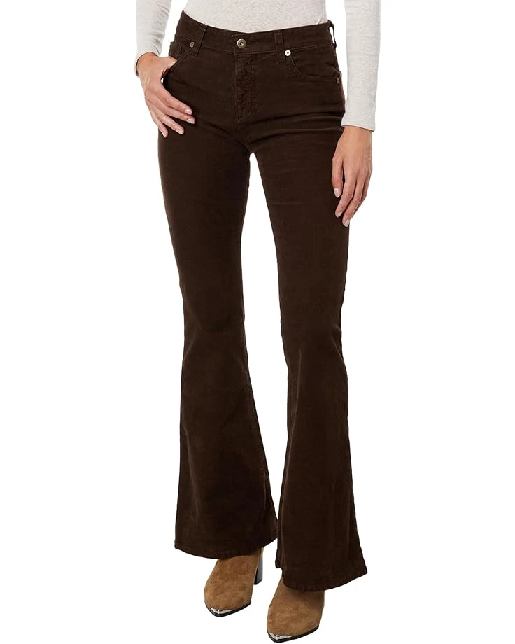 AG Jeans Angeline Mid-Rise Flare in Sulfur Bitter Chocolate | Pants 1 AG Jeans Angeline Mid-Rise Flare in Sulfur Bitter Chocolate | Pants