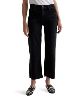 AG Jeans Saige Mid Rise Wide Leg Jeans in Glasgow