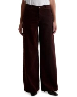 AG Jeans Stella Mid-Rise Wide Leg Palazzo Jeans in Alpine Bark