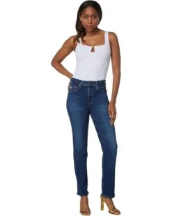 AG Jeans Saige High-Rise Straight in Catch | Jeans -Wardrobe Trend 61EOI8FaJ3L. AC SR736920