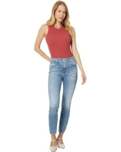 AG Jeans Mari High Rise Slim Straight Crop Jeans -Wardrobe Trend 61EPXvHzRWL. AC SR736920