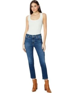 AG Jeans Mari High Rise Slim Straight Crop in Havana | Jeans -Wardrobe Trend 61Qh2s88w6L. AC SR736920
