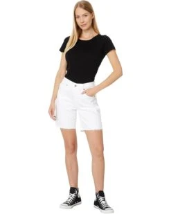 AG Jeans Ex-Boyfriend High Rise Slouchy Short in White | Shorts 7 AG Jeans Ex-Boyfriend High Rise Slouchy Short in White | Shorts -Wardrobe Trend 61SkA15YYZL. AC SR736920