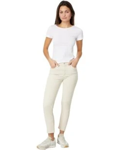 AG Jeans Mari High Rise Slim Straight Crop in Opal Stone | Jeans -Wardrobe Trend 61XOx5vVb5L. AC SR736920