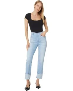 AG Jeans Saige High Rise Straight Crop Jeans -Wardrobe Trend 61cvX5Bmq4L. AC SR736920