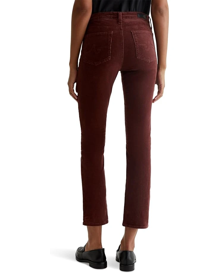 AG Jeans Mari Mid Rise Slim Straight Jeans in Bordeaux Rouge 2 AG Jeans Mari Mid Rise Slim Straight Jeans in Bordeaux Rouge - Image 2