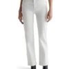 AG Jeans Brinley Mid Rise Straight in Powder | Jeans