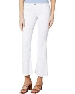 AG Jeans Angel Low Rise Boot Cut Jean in White | Jeans