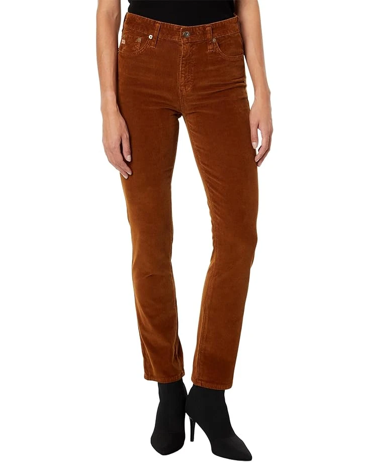 AG Jeans Mari High-Waist Slim Straight Leg Jeans in 1 Year Sulfur Caramel 1 AG Jeans Mari High-Waist Slim Straight Leg Jeans in 1 Year Sulfur Caramel