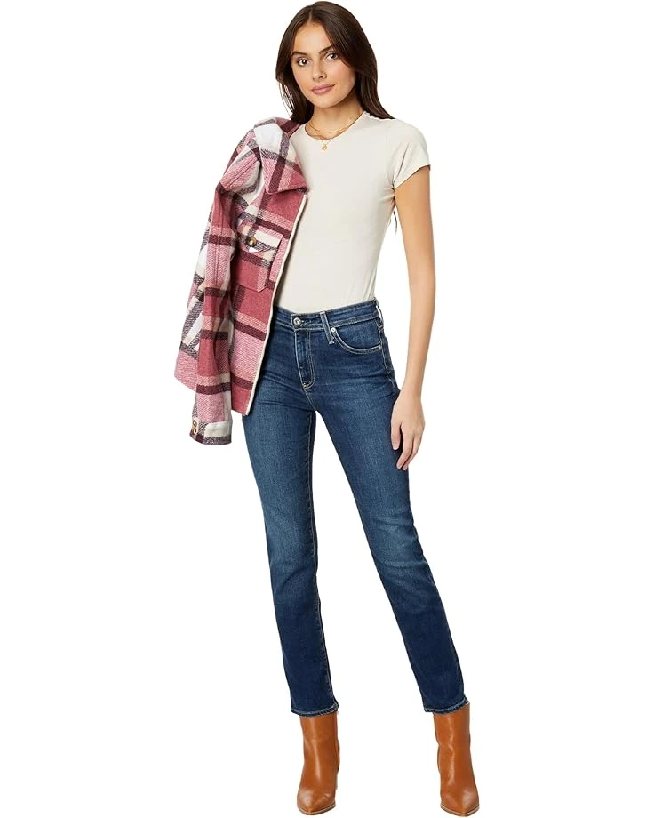 AG Jeans Mari High-Waist Slim Straight Leg Jeans in Queens 4 AG Jeans Mari High-Waist Slim Straight Leg Jeans in Queens - Image 4