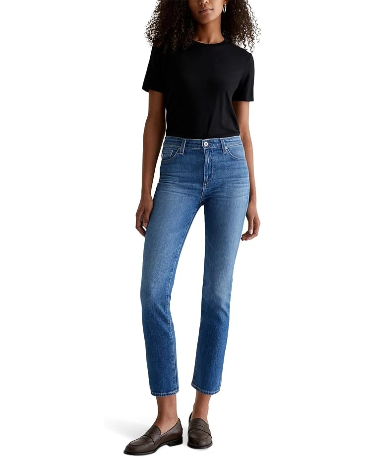 AG Jeans Mari Mid Rise Slim Straight Jeans in Runway 5 AG Jeans Mari Mid Rise Slim Straight Jeans in Runway - Image 5