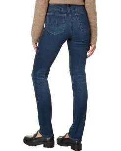 AG Jeans Mari High-Rise Slim Straight Extended in 7 Years Dive | Jeans -Wardrobe Trend 712NMd7MmL. AC SR736920