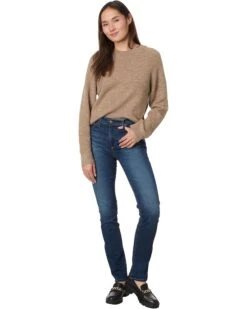 AG Jeans Mari High-Rise Slim Straight Extended in 7 Years Dive | Jeans -Wardrobe Trend 715QlkH8gL. AC SR736920