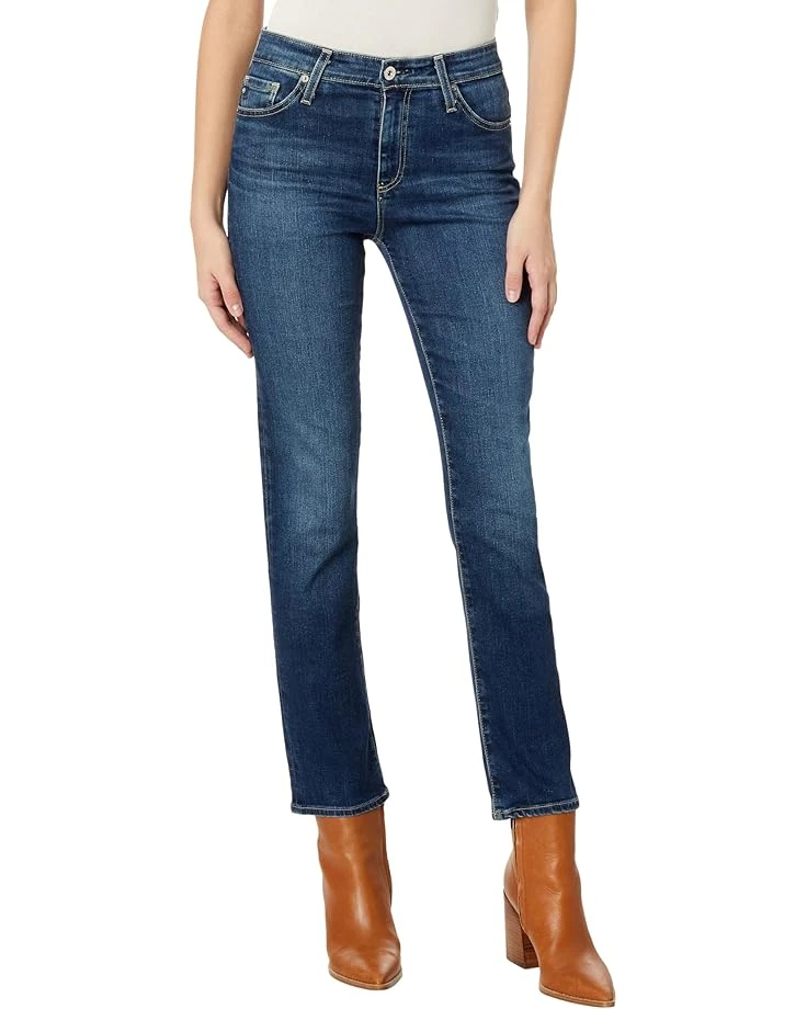 AG Jeans Mari High-Waist Slim Straight Leg Jeans in Queens 1 AG Jeans Mari High-Waist Slim Straight Leg Jeans in Queens