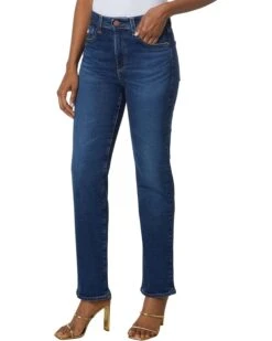 AG Jeans Saige High-Rise Straight in Catch | Jeans