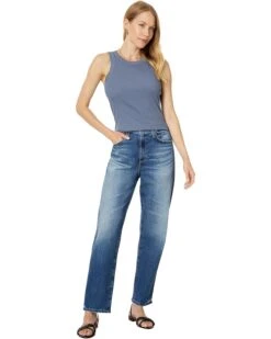 AG Jeans Rian Super High Rise Straight Jeans 7 AG Jeans Rian Super High Rise Straight Jeans -Wardrobe Trend 717v89HvBL. AC SR736920