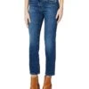 AG Jeans Mari High Rise Slim Straight Crop in Havana | Jeans