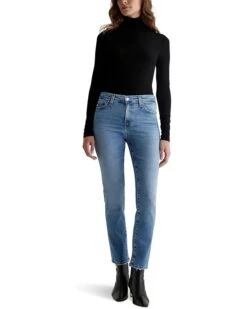 AG Jeans Mari Mid-Rise Slim Straight Crop Jeans in 18 Years Avalon -Wardrobe Trend 71ICQWDIh7L. AC SR736920