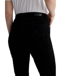 AG Jeans Mari Mid Rise Slim Straight Jeans in Super Black -Wardrobe Trend 71KJk3 5P3L. AC SR736920