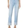 AG Jeans Saige High Rise Straight Crop Jeans
