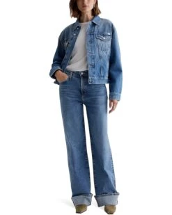 AG Jeans Kora High Rise Wide Leg in 18 Years Atlantic | Jeans -Wardrobe Trend 71RL83rPlEL. AC SR736920