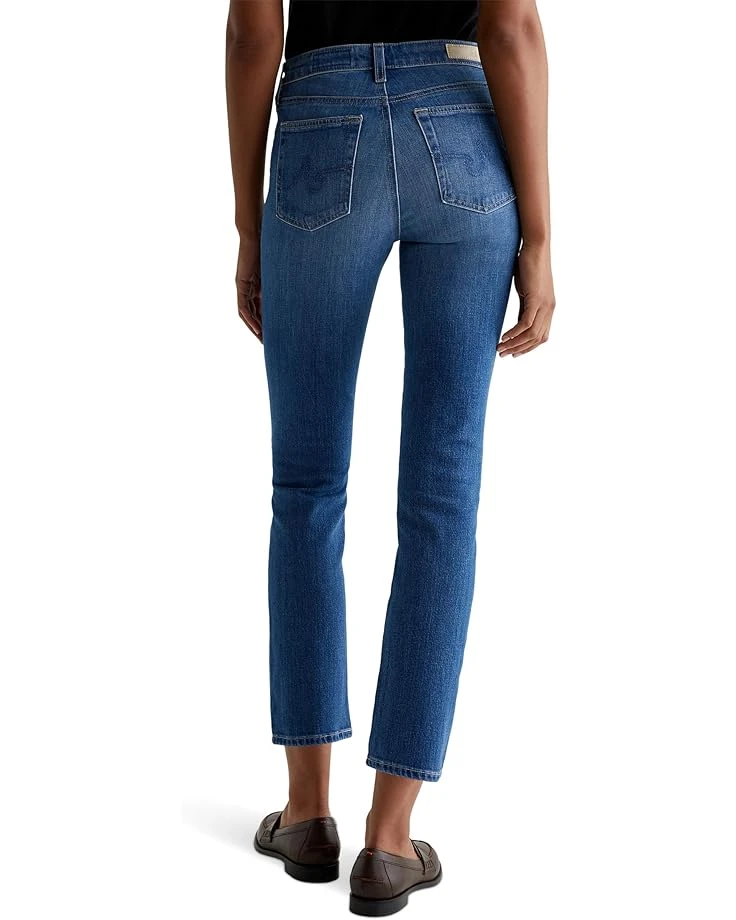 AG Jeans Mari Mid Rise Slim Straight Jeans in Runway 2 AG Jeans Mari Mid Rise Slim Straight Jeans in Runway - Image 2