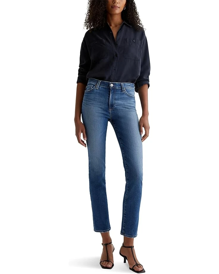 AG Jeans Mari Mid Rise Slim Straight Jeans in Oceanside 5 AG Jeans Mari Mid Rise Slim Straight Jeans in Oceanside - Image 5