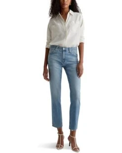 AG Jeans Ex-boyfriend Mid-Rise Slouchy Slim in Aries Destructed | Jeans -Wardrobe Trend 71bmBijUavL. AC SR736920