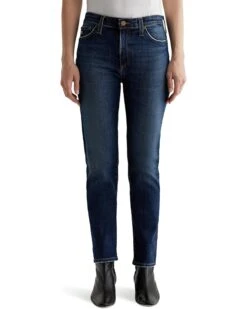 AG Jeans Mari Mid Rise Slim Straight Jeans in 9 Years Helsinki