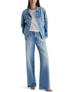 AG Jeans Adria Low Rise Baggy Wide Leg in Siren | Jeans -Wardrobe Trend 71o5IPTVL. AC SR736920