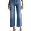 AG Jeans Saige Mid Rise Wide Leg Jeans in 18 Years Oslo