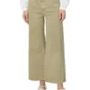 AG Jeans Saige High Rise Straight Wide Leg in Sulfur Dried Parsley | Jeans