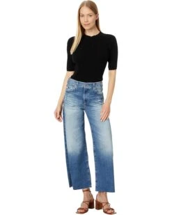 AG Jeans Saige High Rise Straight Wide Leg Jean in 17 Years Wilshire | Jeans -Wardrobe Trend 71vmD6622rL. AC SR736920