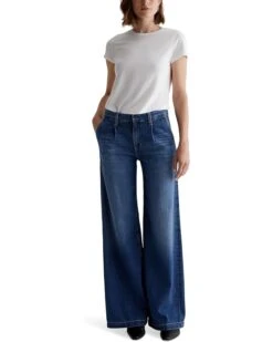 AG Jeans Pleated Stella Wide Leg Palazzo in Provence | Jeans -Wardrobe Trend 71xLHbJGDCL. AC SR736920