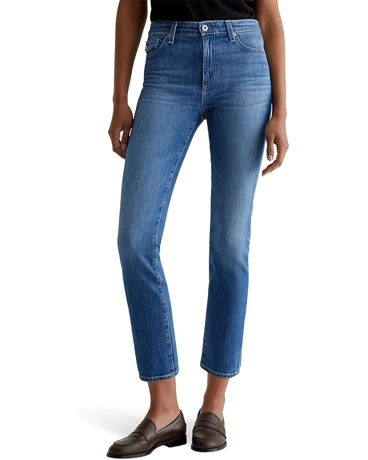 AG Jeans Mari Mid Rise Slim Straight Jeans in Runway 1 AG Jeans Mari Mid Rise Slim Straight Jeans in Runway