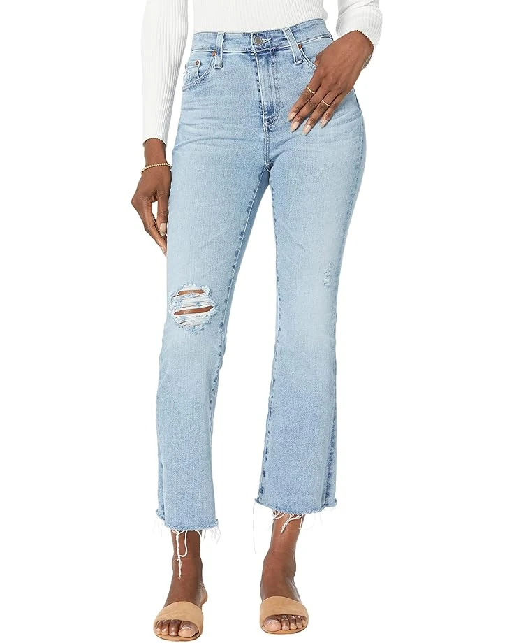 AG Jeans Farrah Boot Crop High-Rise Fit in 16 Years Soft Shore | Jeans 1 AG Jeans Farrah Boot Crop High-Rise Fit in 16 Years Soft Shore | Jeans
