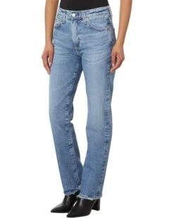 AG Jeans Saige High-Rise Straight in 16 Years Cupola | Jeans