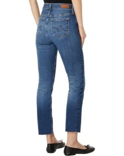 AG Jeans Mari High Rise Slim Straight Crop Jean in 14 Years Collector | Jeans -Wardrobe Trend 81JVm1vaqZL. AC SR736920