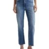 AG Jeans Brinley Mid Rise Straight Crop in 16 Years Postcard | Jeans