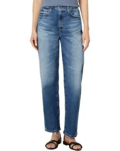 AG Jeans Rian Super High Rise Straight Jeans