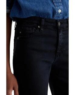 AG Jeans Mari Mid-Rise Slim Straight Crop Jeans in Sulfur Black -Wardrobe Trend 81WET9eAqBL. AC SR736920