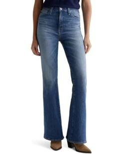 AG Jeans Madi Super High-Rise Flare Jeans in Deja Vu