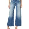 AG Jeans Saige High Rise Straight Wide Leg Jean in 17 Years Wilshire | Jeans