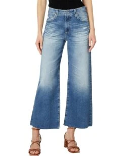 AG Jeans Saige High Rise Straight Wide Leg Jean in 17 Years Wilshire | Jeans