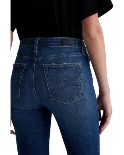 AG Jeans Mari Mid-Rise Slim Straight Jeans in Mykonos -Wardrobe Trend 81m594tbYFL. AC SR736920
