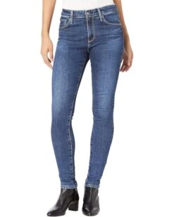 AG Jeans Farrah High-Rise Skinny in Vapor Goldrush | Jeans