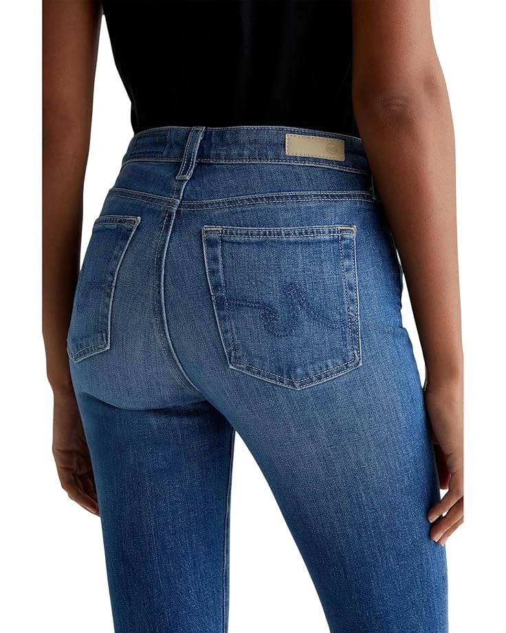 AG Jeans Mari Mid Rise Slim Straight Jeans in Runway 4 AG Jeans Mari Mid Rise Slim Straight Jeans in Runway - Image 4