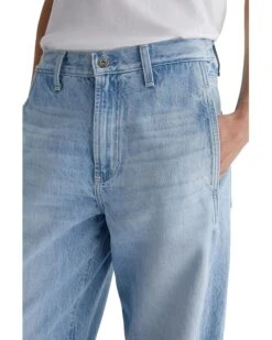 AG Jeans Mercer High Rise Cuffed Barrel Jeans in Sunset Blues -Wardrobe Trend 91CDSJ0QjUL. AC SR736920